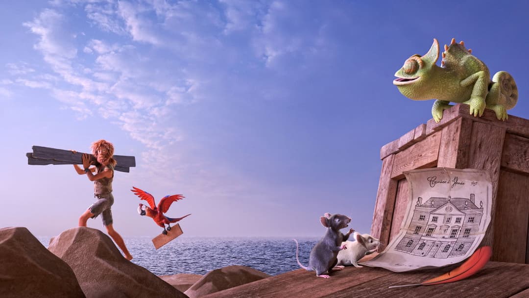 Robinson Crusoe backdrop 8