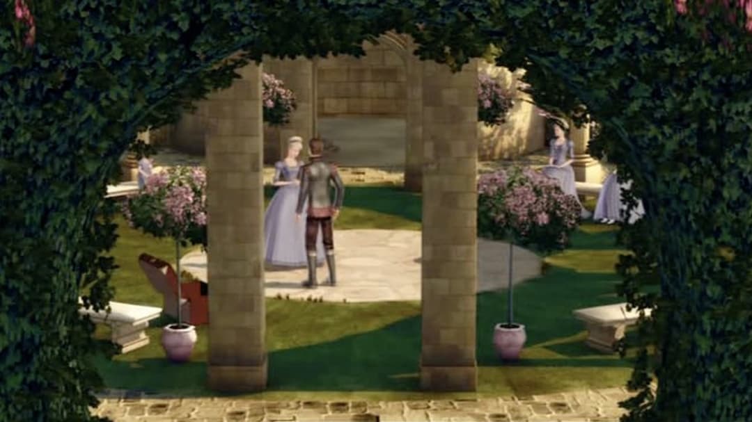 Barbie in the 12 Dancing Princesses backdrop 15