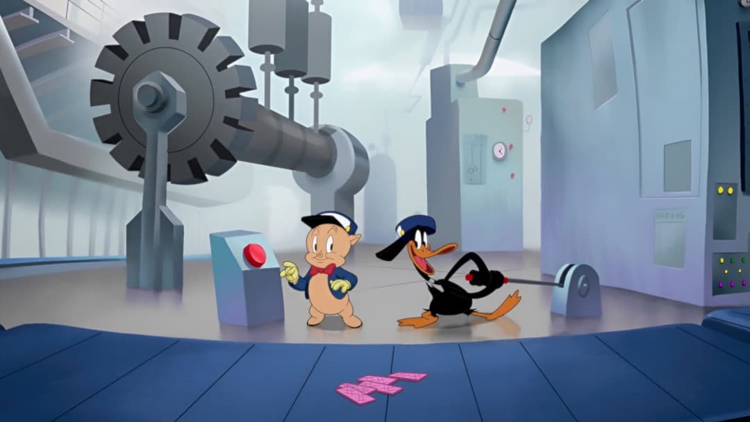 Ein klebriges Abenteuer: Daffy Duck und Schweinchen Dick retten den Planeten backdrop 12