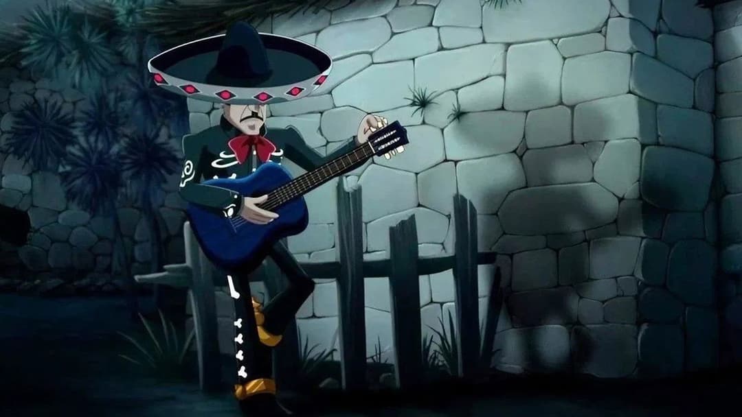 La leyenda del Charro Negro backdrop 2