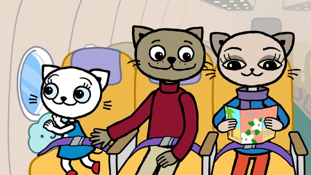 Kicia Kocia w podróży backdrop 6