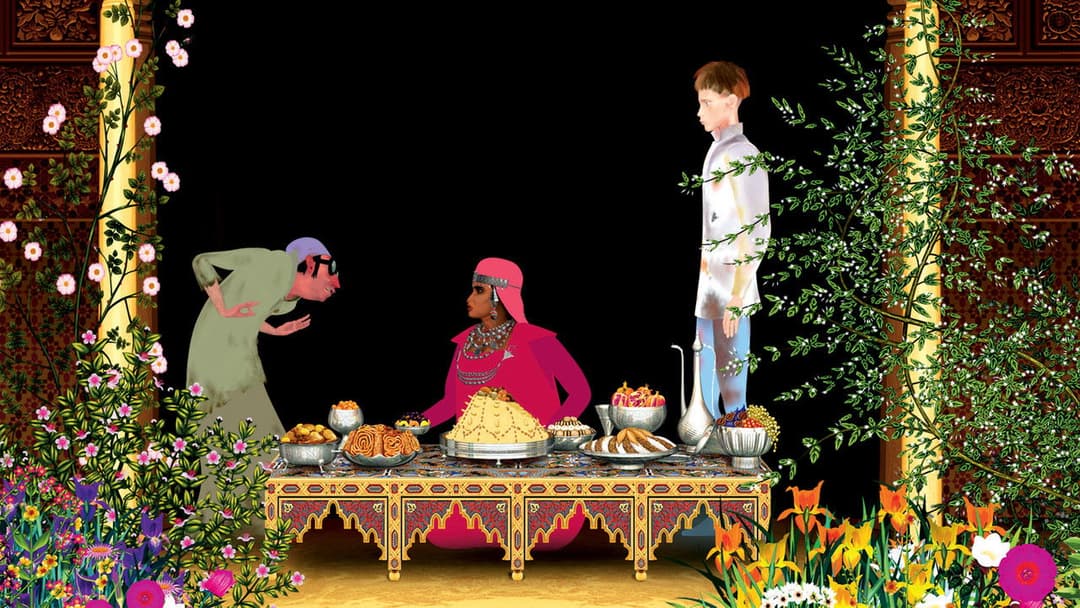 Azur und Asmar backdrop 12