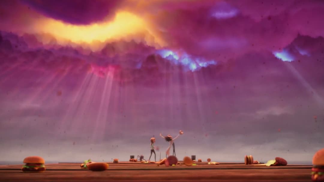 Мінлива хмарність, часом фрикадельки backdrop 10