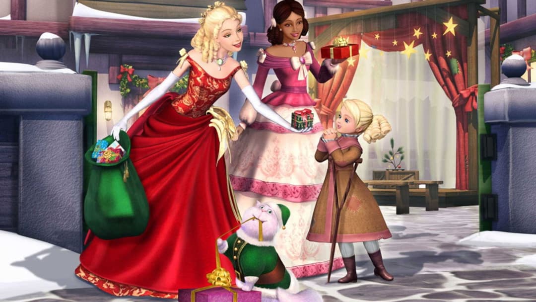 Barbie in 'A Christmas Carol' backdrop 7