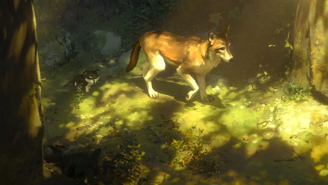 Croc-Blanc backdrop 3