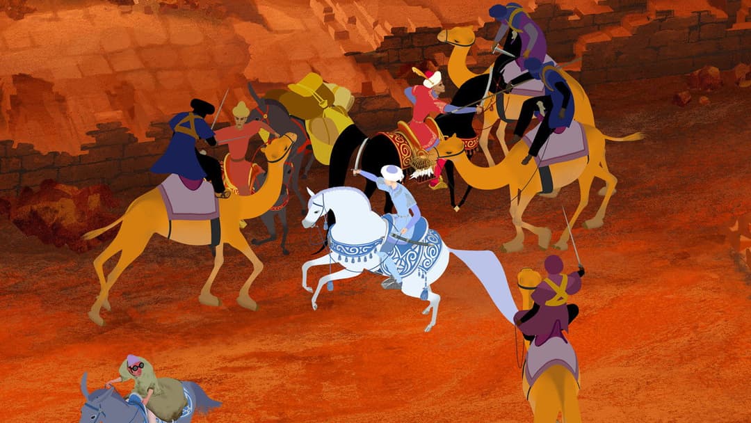 Azur und Asmar backdrop 6