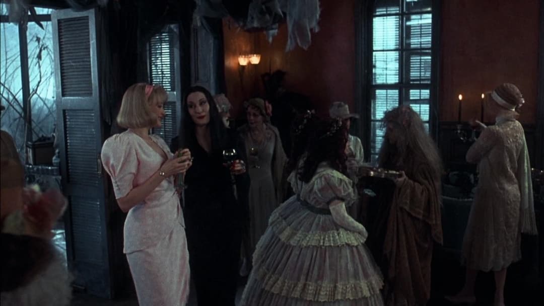 Die Addams Family in verrückter Tradition backdrop 20