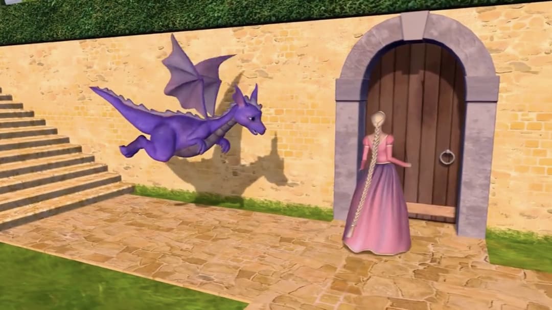 Барбі як Рапунцель backdrop 10