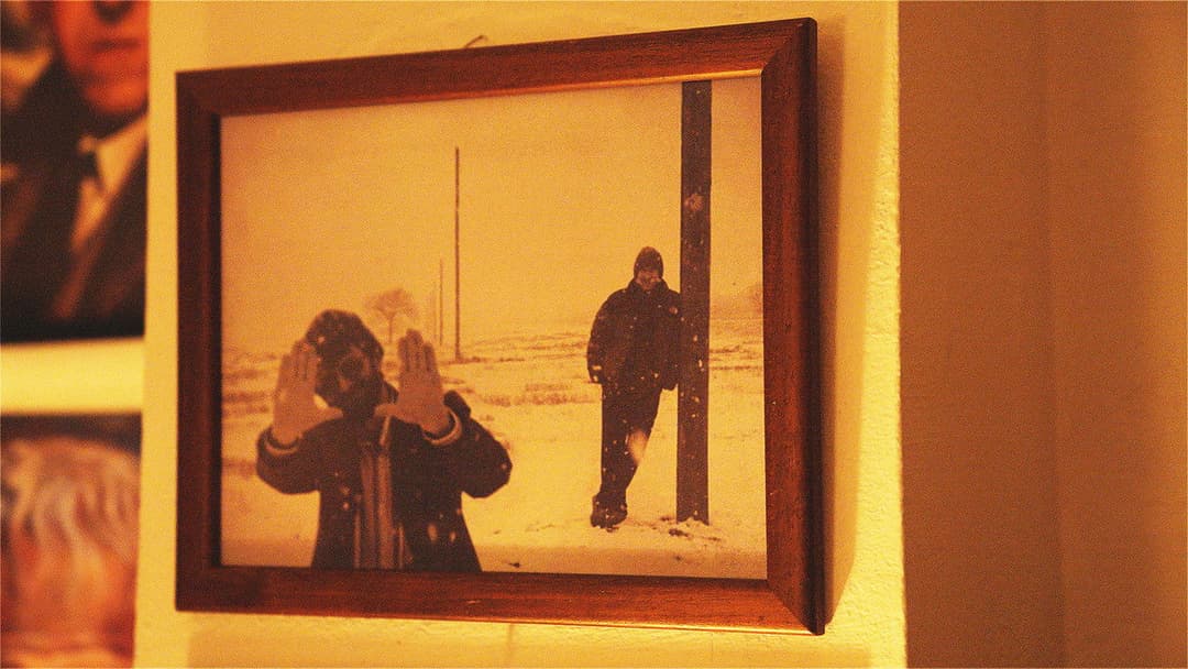 The Leaf Covered in Hoarfrost backdrop 14