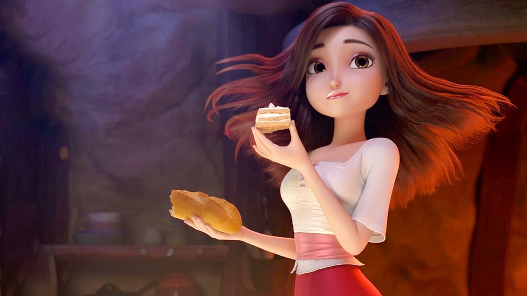 Червоні черевички та семеро гномів backdrop 5