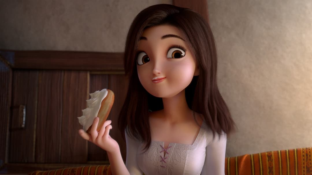 Червоні черевички та семеро гномів backdrop 11