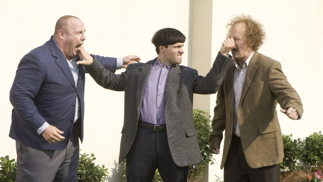 Die Stooges - Drei Vollpfosten drehen ab backdrop 8