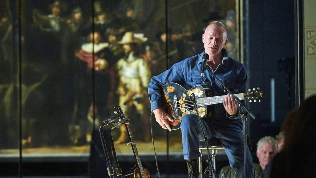 Sting - Sounds Like Art Rijksmuseum Amsterdam backdrop 2