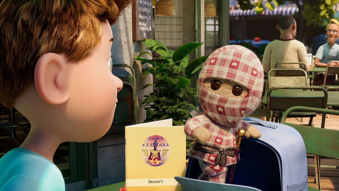 Der karierte Ninja 2 backdrop 2