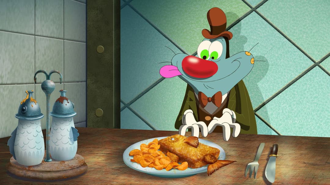 Oggy und die Kakerlaken backdrop 12