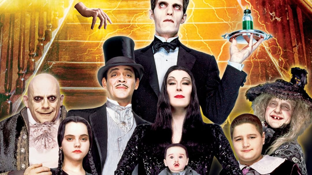 Die Addams Family in verrückter Tradition backdrop 3