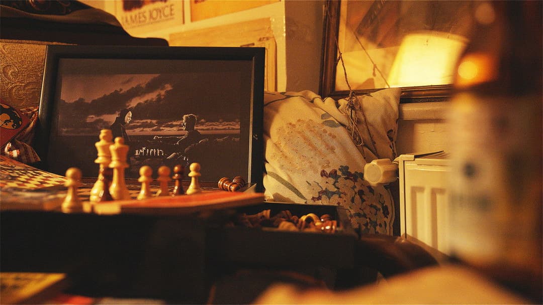 The Leaf Covered in Hoarfrost backdrop 13