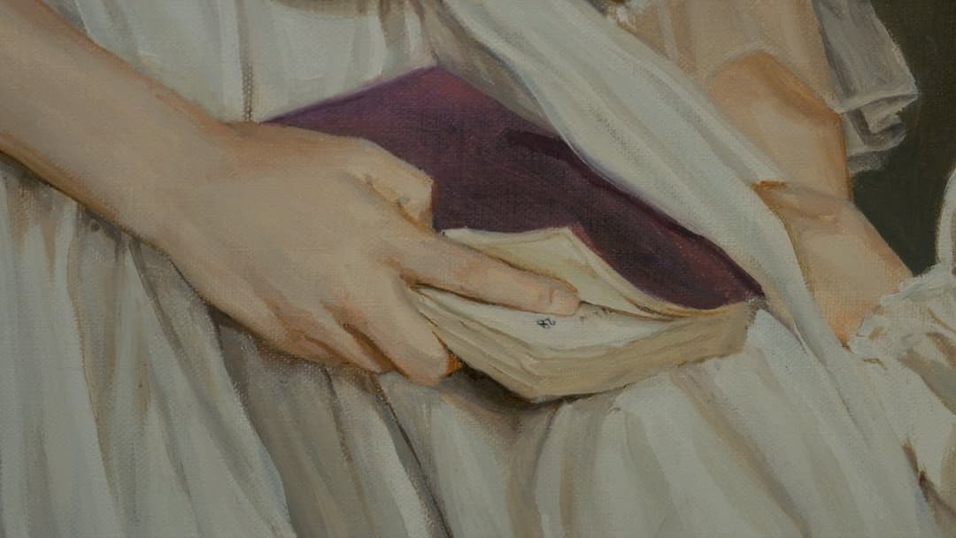 Porträt einer jungen Frau in Flammen backdrop 5