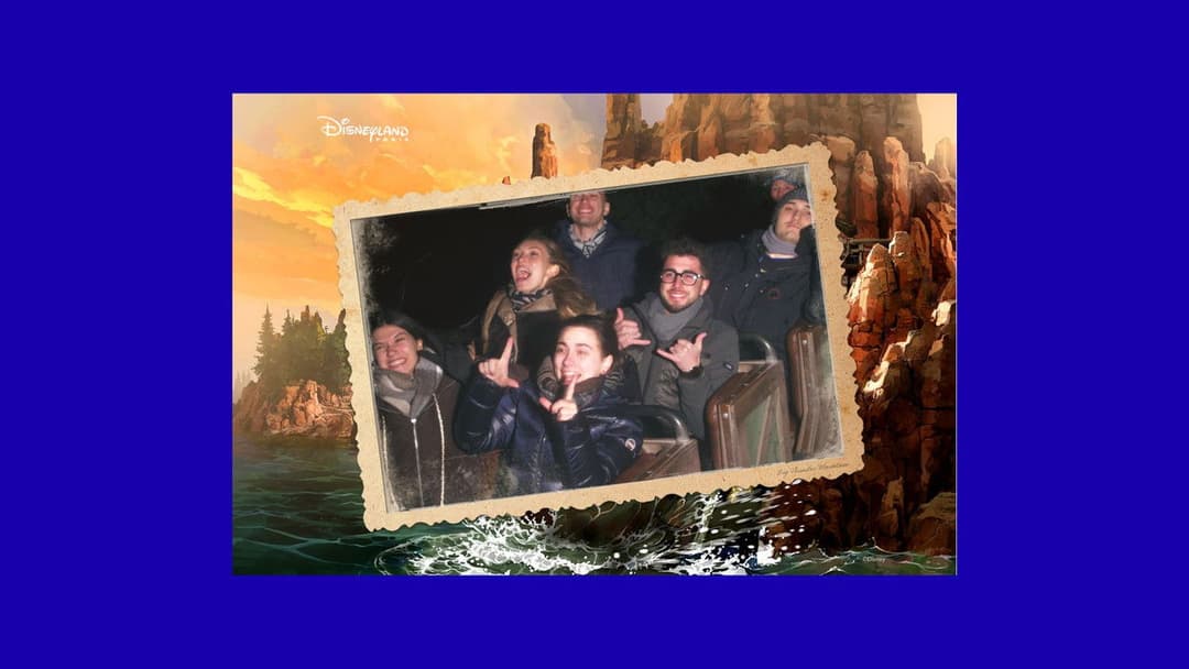 Vlog at Disneyland with Friends backdrop 2