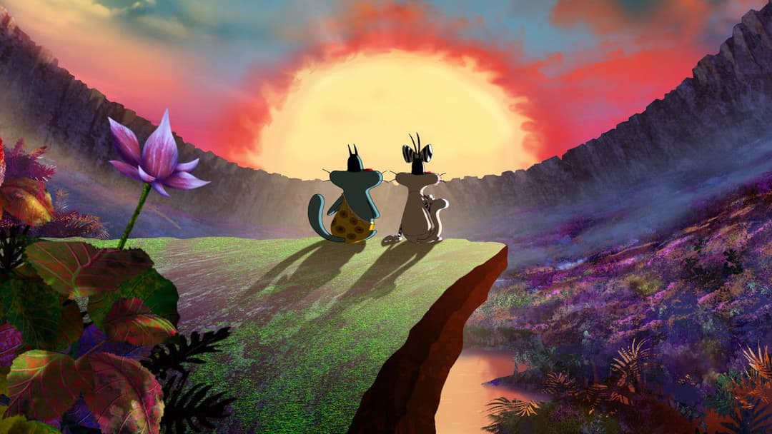 Oggy und die Kakerlaken backdrop 7