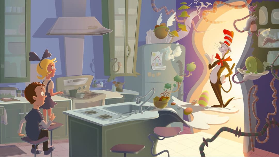 Der Kater mit Hut backdrop 11