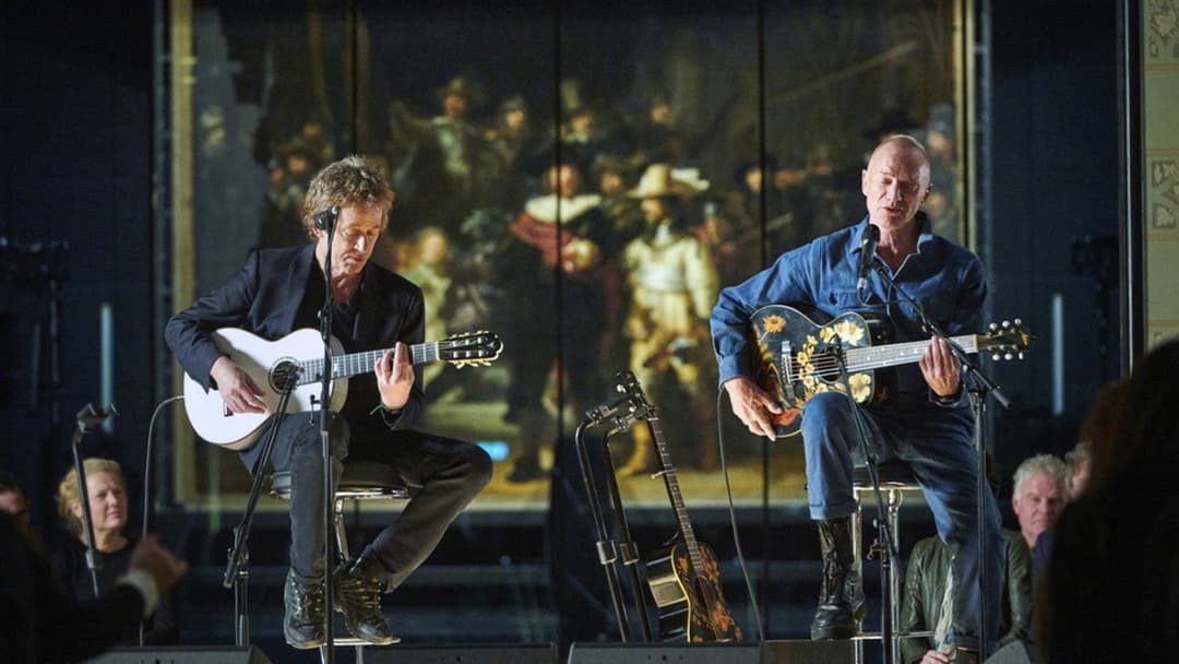 Sting - Sounds Like Art Rijksmuseum Amsterdam backdrop 4