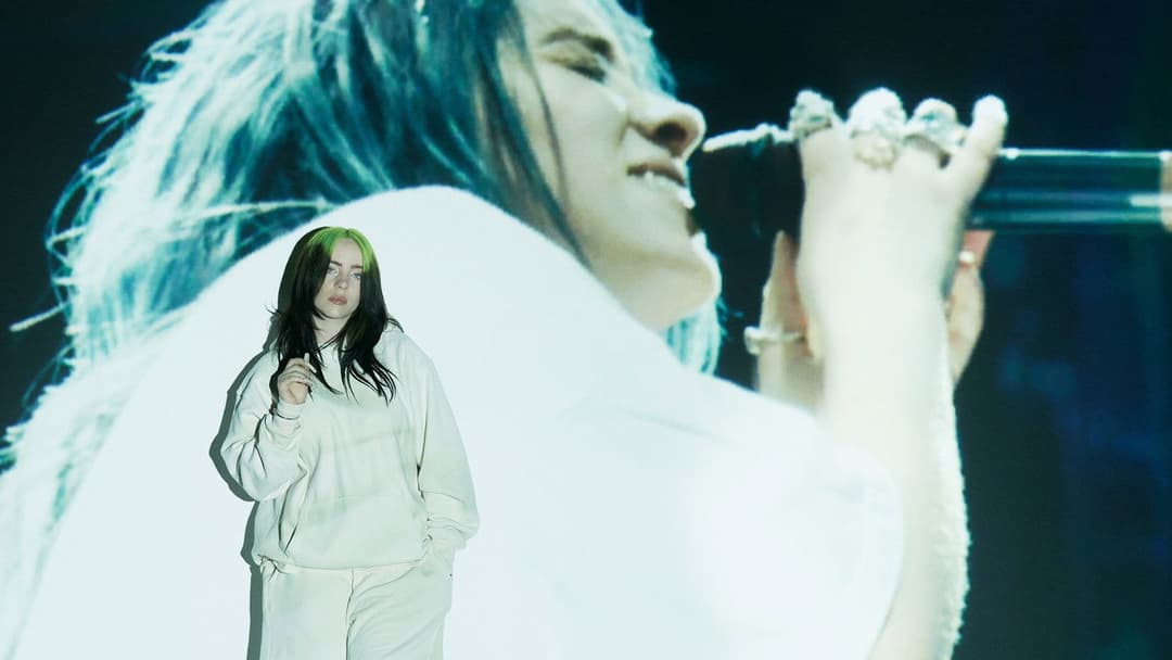 Billie Eilish: The World's a Little Blurry backdrop 2