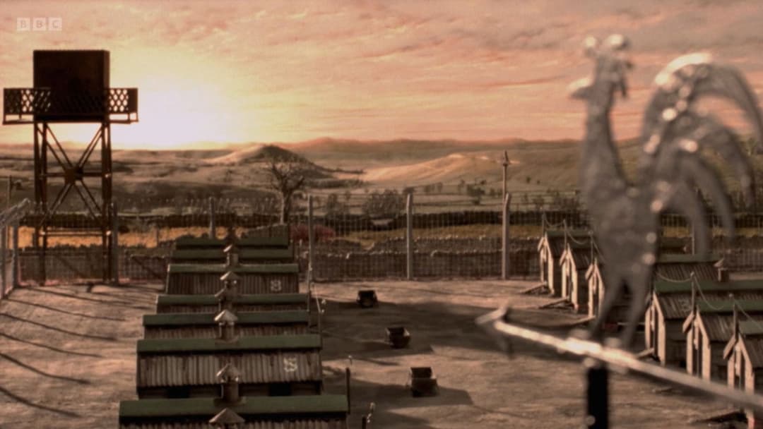 Chicken Run - Hennen rennen backdrop 15