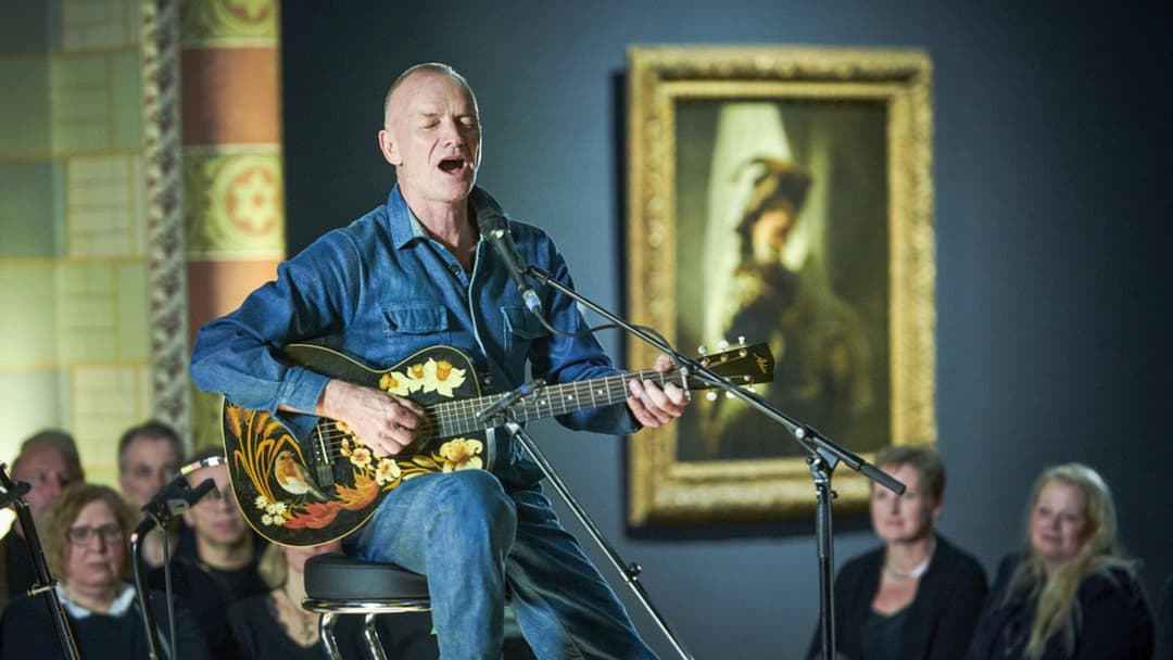 Sting - Sounds Like Art Rijksmuseum Amsterdam backdrop 3