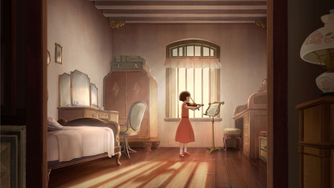 The Violinist backdrop 4