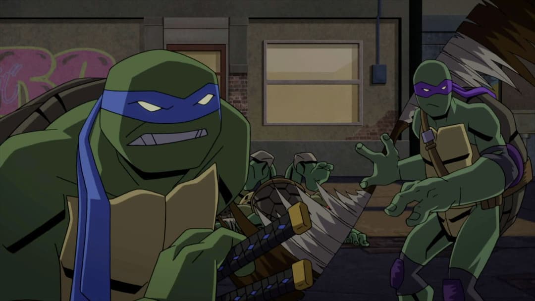 Batman vs. Teenage Mutant Ninja Turtles backdrop 12
