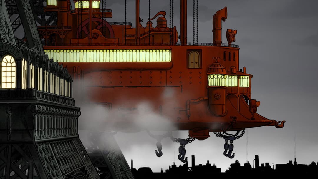 April und die außergewöhnliche Welt backdrop 9