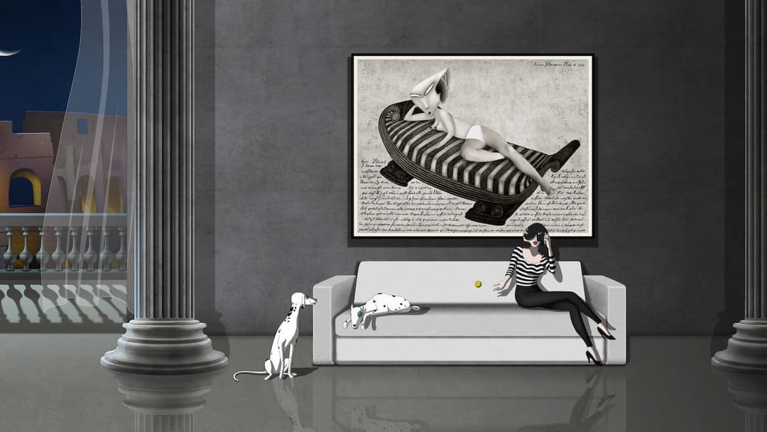 Ruben Brandt Collector backdrop 5