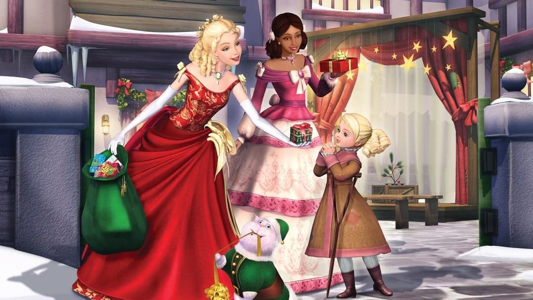 Barbie in 'A Christmas Carol' backdrop 2