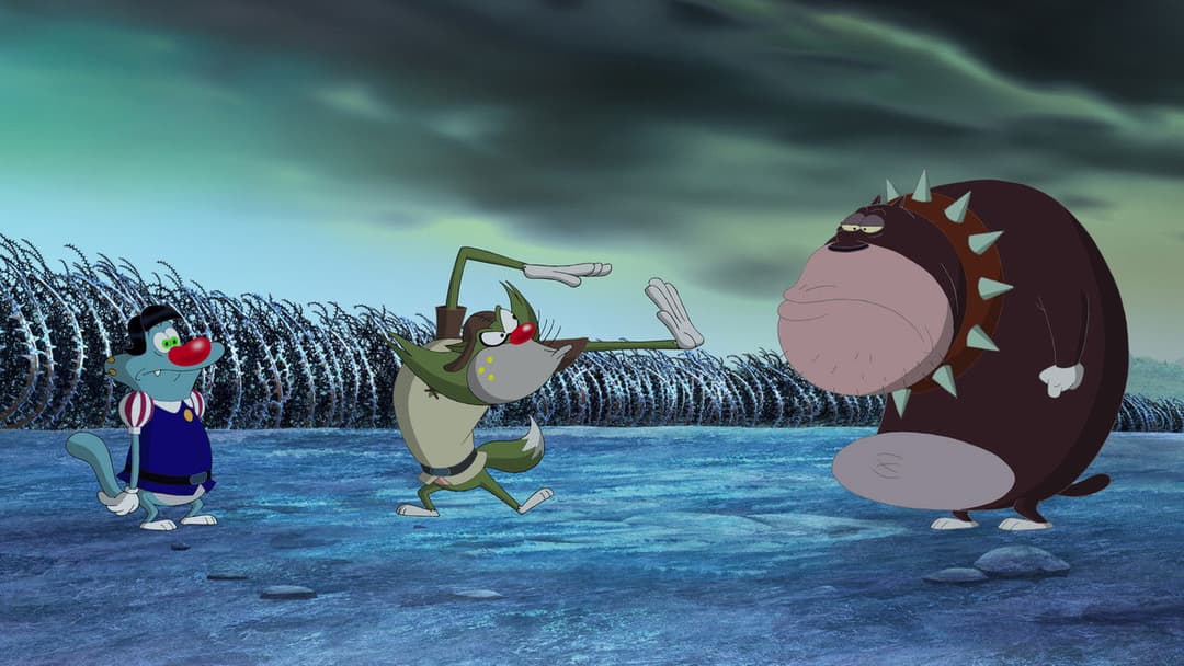 Oggy und die Kakerlaken backdrop 13