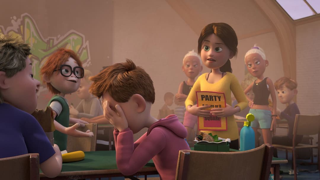 Der karierte Ninja backdrop 12