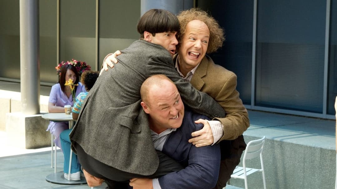 Die Stooges - Drei Vollpfosten drehen ab backdrop 10