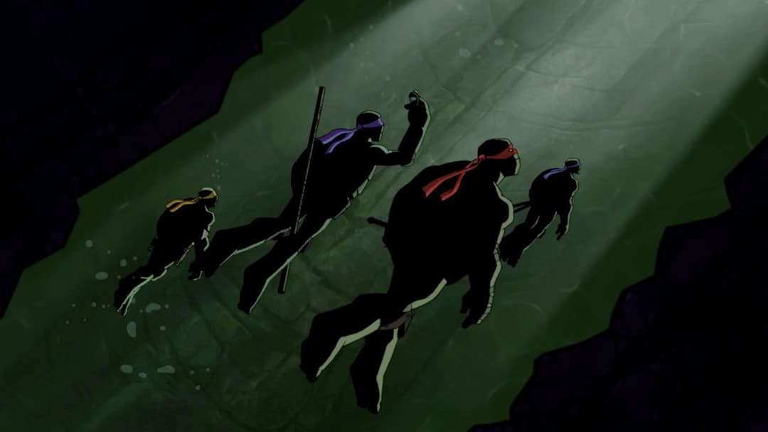 Batman vs. Teenage Mutant Ninja Turtles backdrop 5