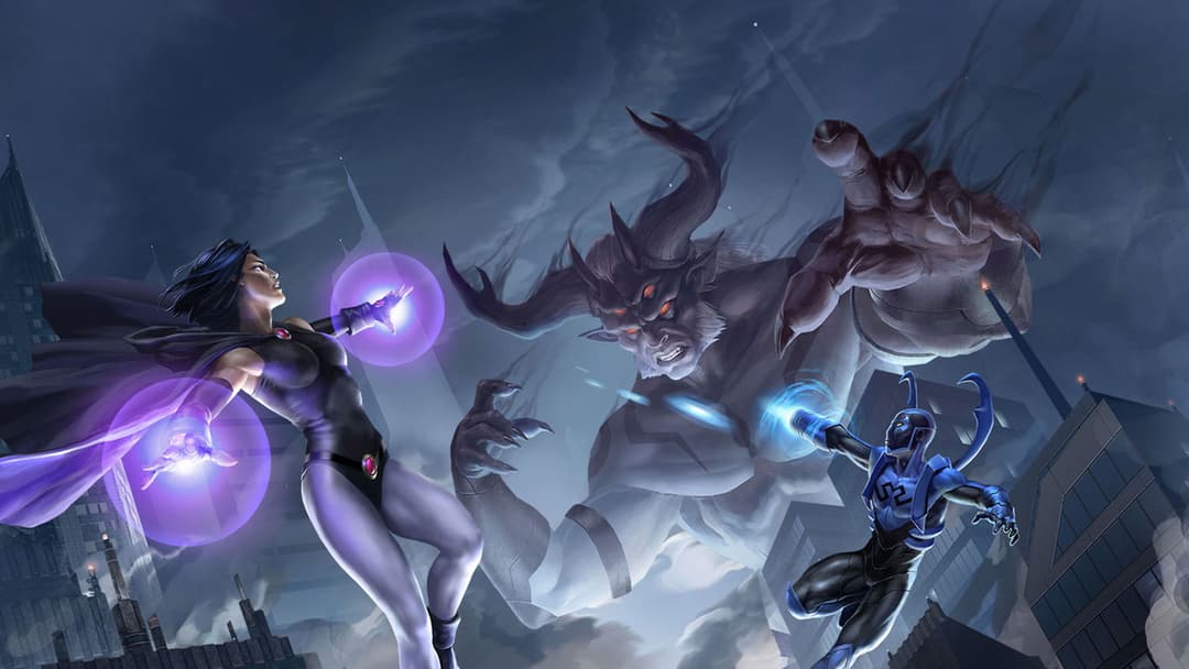 Ліга Справедливості проти Юних Титанів backdrop 2