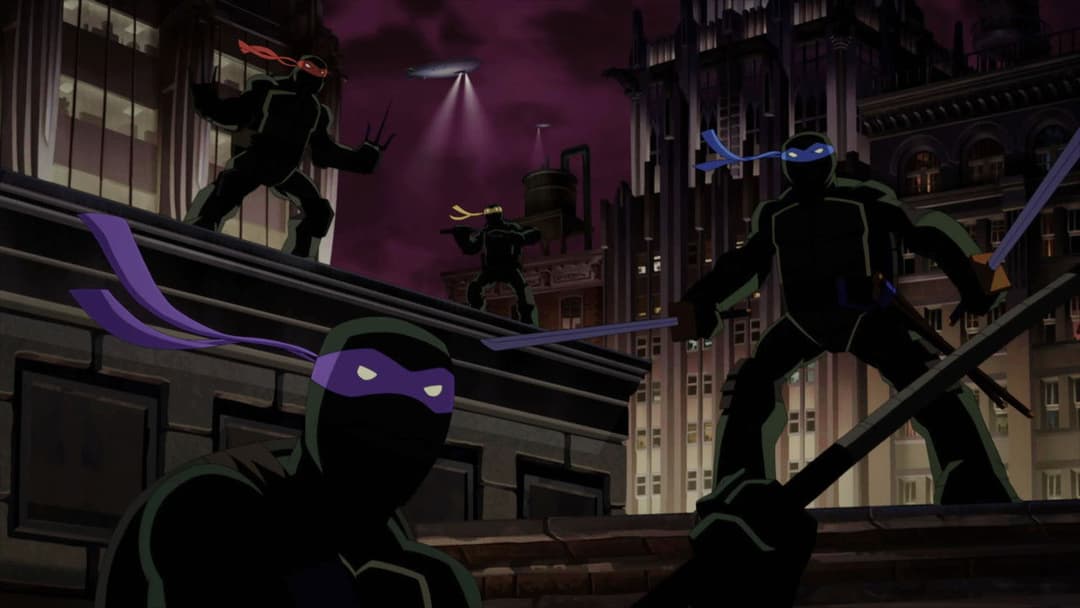 Batman vs. Teenage Mutant Ninja Turtles backdrop 15