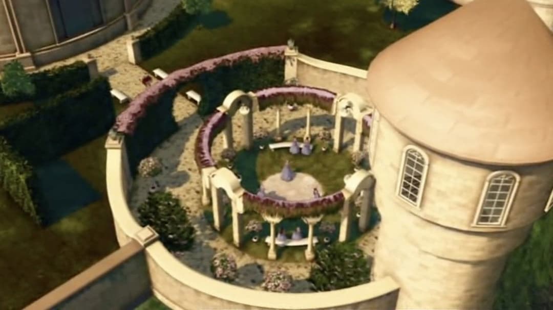 Barbie in the 12 Dancing Princesses backdrop 18