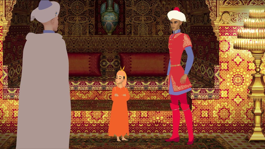 Azur und Asmar backdrop 14