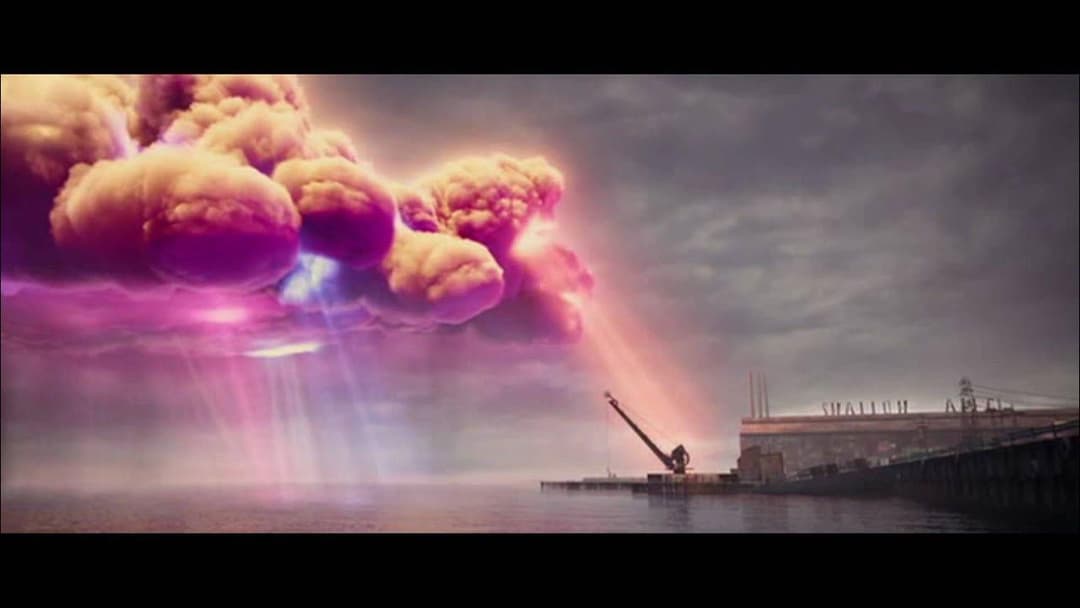 Мінлива хмарність, часом фрикадельки backdrop 18