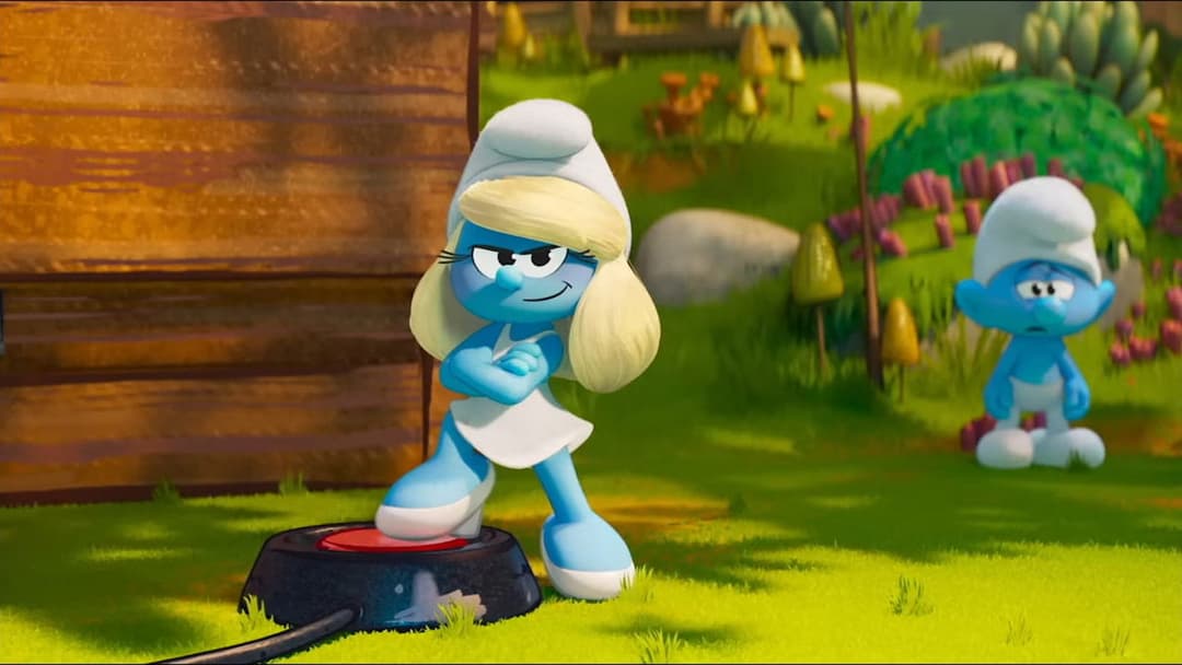 Smurfs backdrop 11