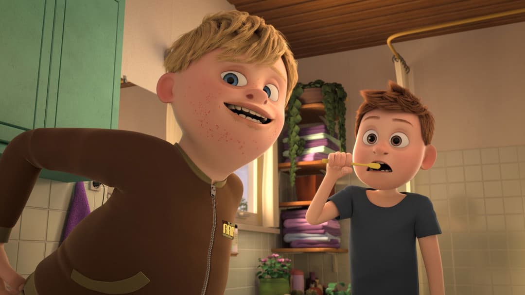 Der karierte Ninja backdrop 10