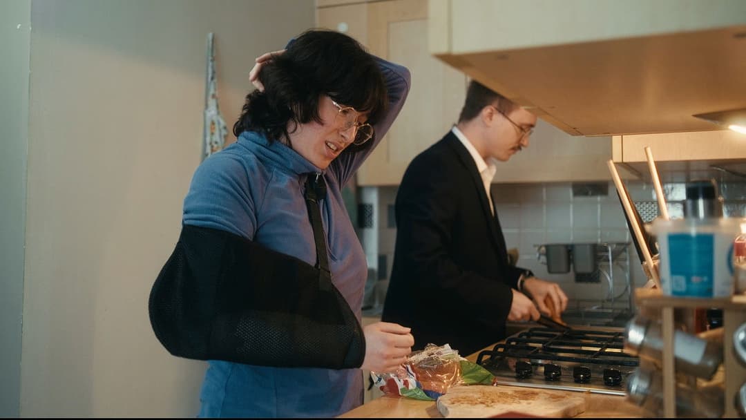 Professor Fitzherbert-Hughes and the Deadline backdrop 2