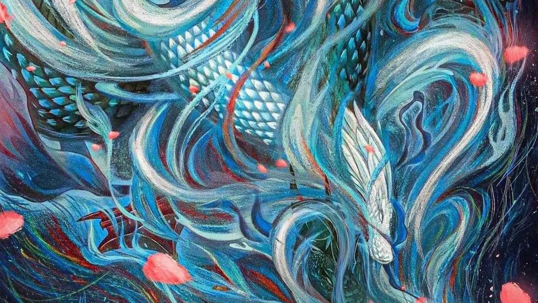 Зелена змія backdrop 5