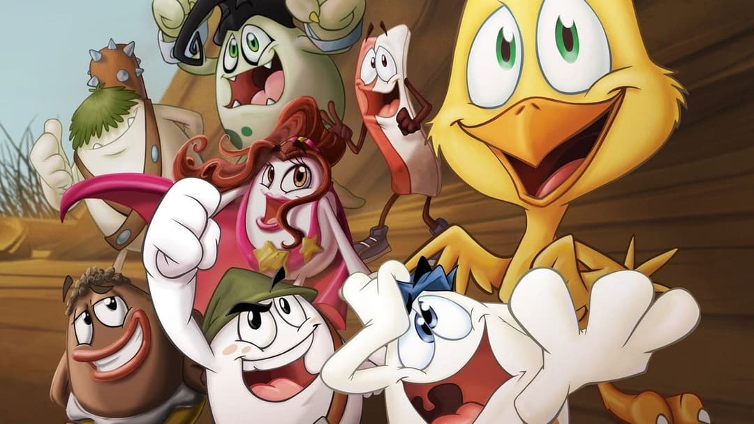 Otra película de huevos y un pollo backdrop 4