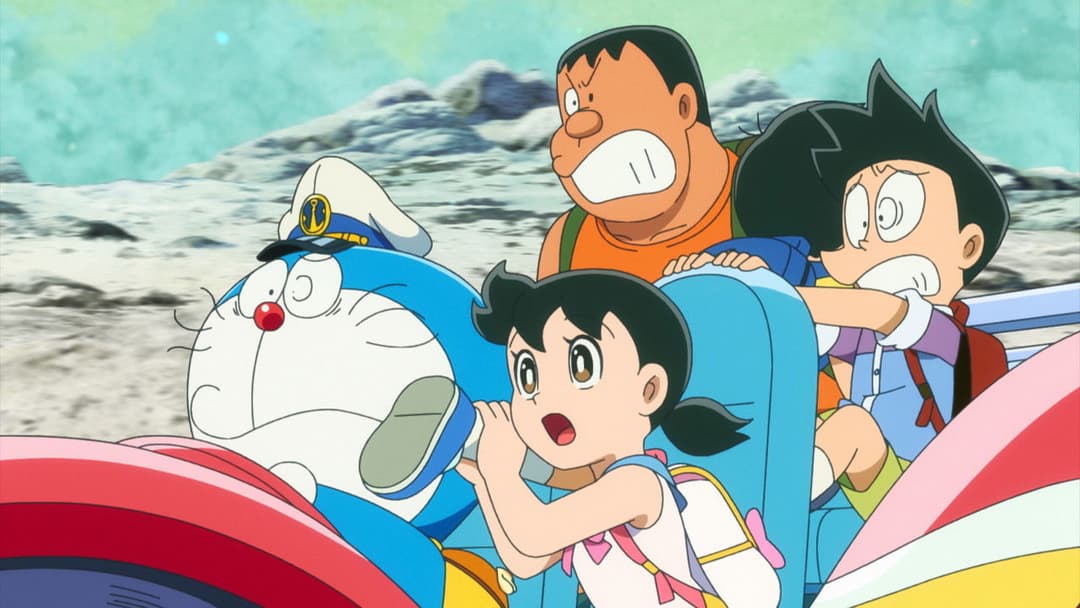 Doraemon the Movie: New Nobita and the Castle of the Undersea Devil backdrop 4