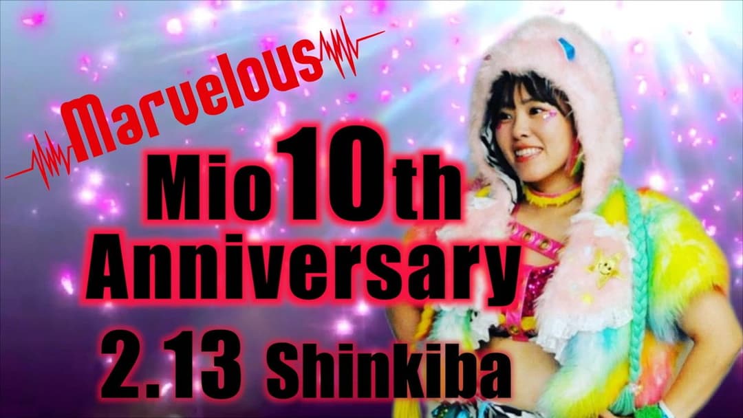 Marvelous Mio 10th Anniversary backdrop 1